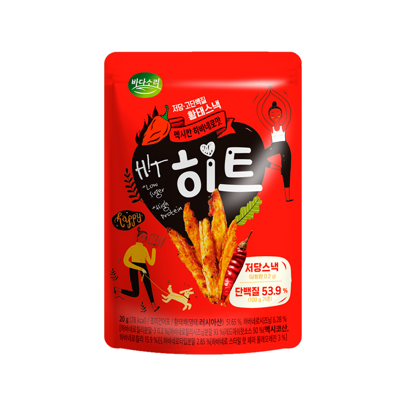 BADASORI Hit Mexican Habanero Flavor 20g x 20