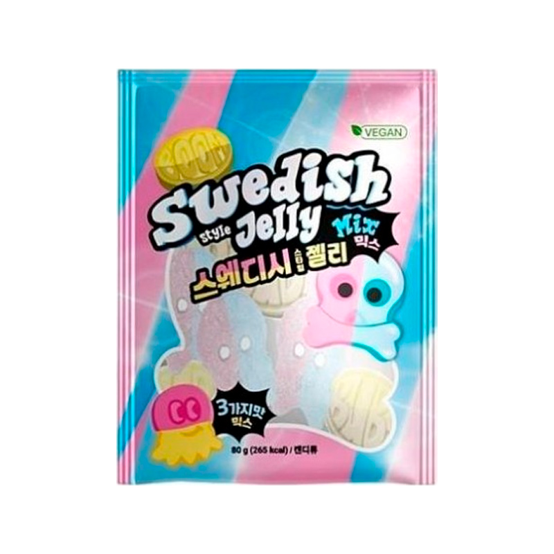 UNI Swedish Style Jelly Mix 80g x 72