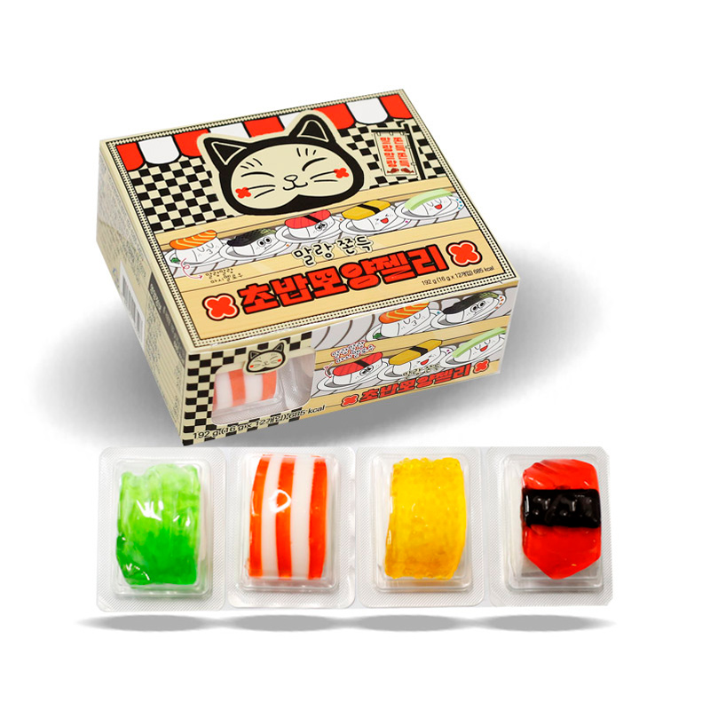 UNI Sushi Shaped Jelly 16g x 288
