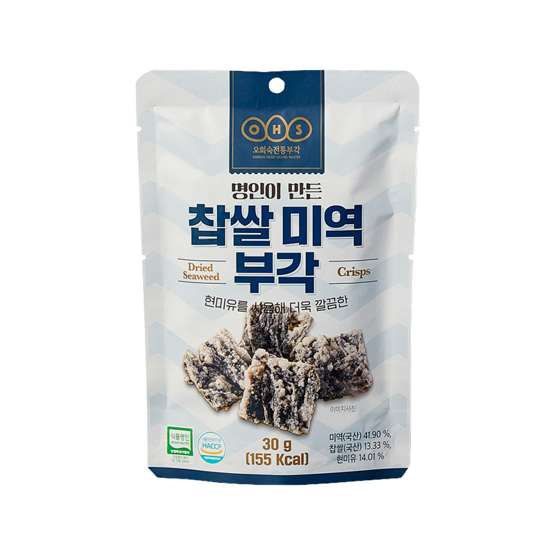 OHS Dried Seaweed Crisps 30g x 12