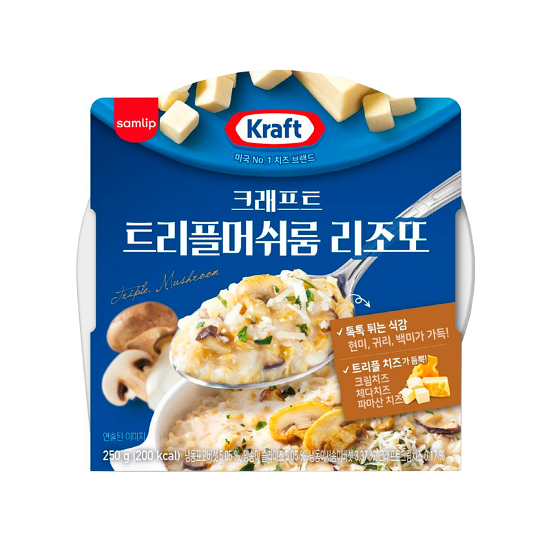 SAMLIP Kraft Triple Mushroom Risotto 250g x 12