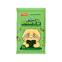 KWANGCHEONKIM Choonsik Crispy Seaweed Wasabi 5g x 9p x 10