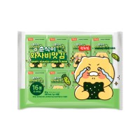 KWANGCHEONKIM Choonsik Crispy Seaweed Wasabi 5g x 16p x 8