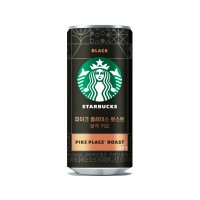 STARBUCKS Pike Place Roasted Black Coffee 200ml x 36