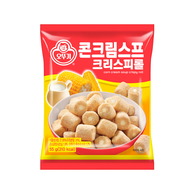 OTTOGI Corn Cream Soup Crispy Roll 55g x 12