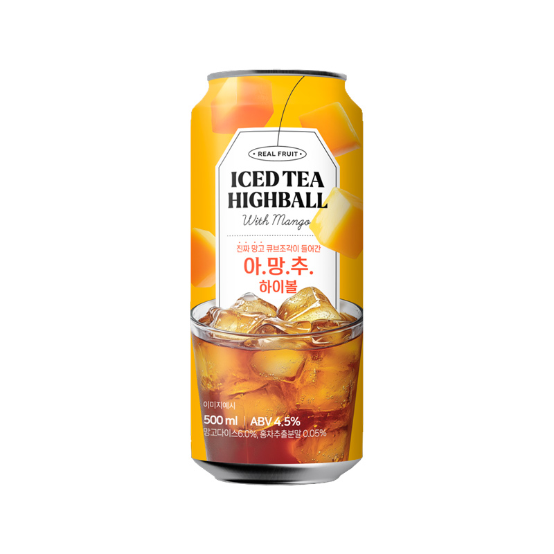 GS25 Iced Tea With Mango Highball Alc. 4.5% 500ml x 24