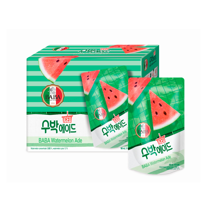 WOOGJIN Baba Watermelon Ade Pouch (E) 190ml x 50