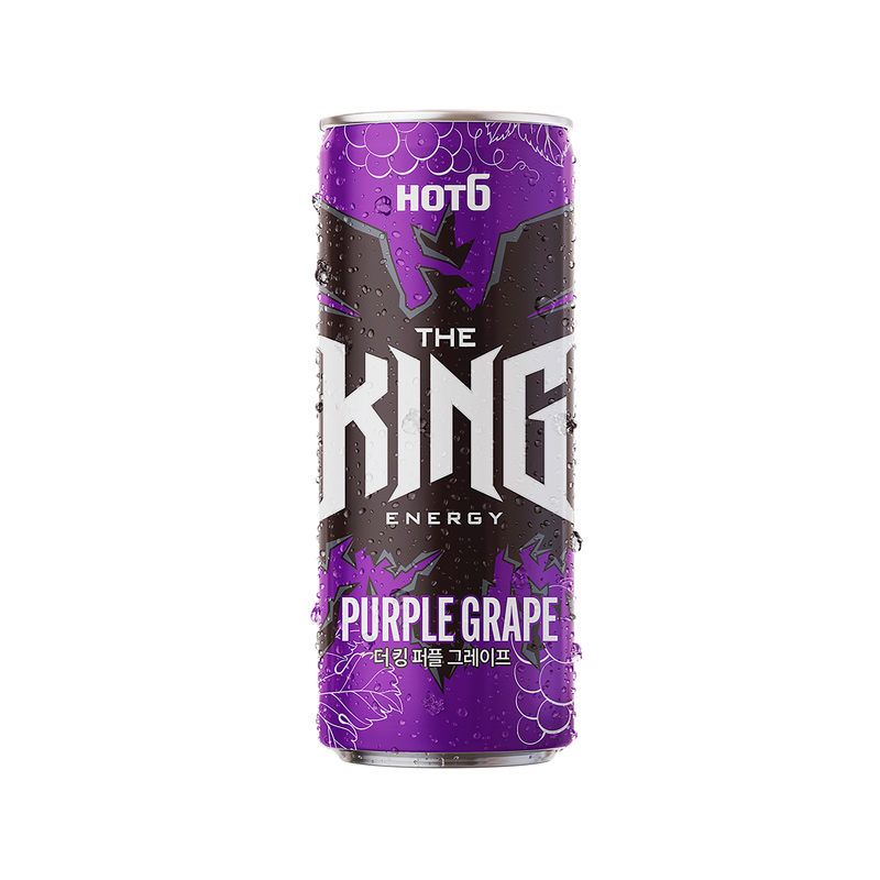 LOTTE CHILSUNG HOT6 The King Purple Grape 355ml x 24