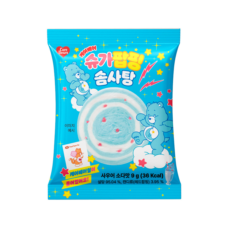 CARE BEARS Sugar Popping Cotton Candy 9g x 240