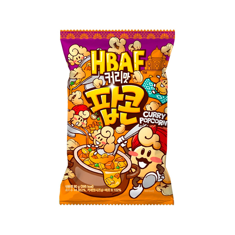 HBAF Curry Flavor Popcorn 80g x 12