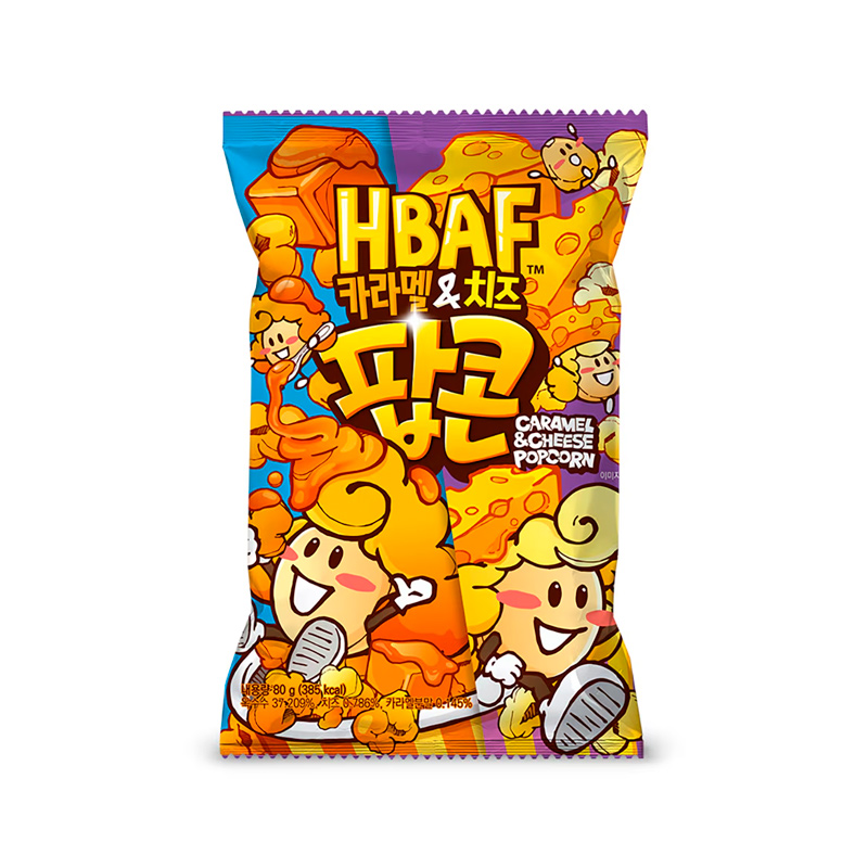 HBAF Caramel & Cheese Popcorn 80g x 12