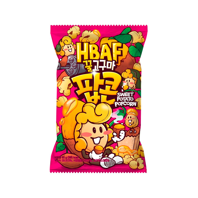 HBAF Honey Sweet Potato Popcorn 80g x 12