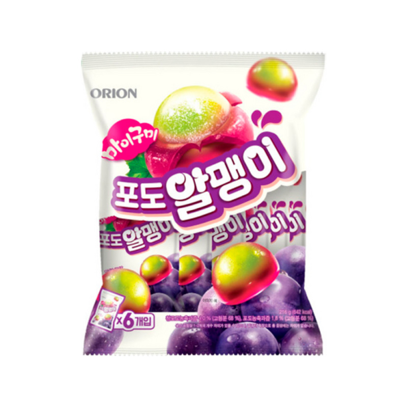 ORION Grape Kernels Jelly 36g x 6p x 12