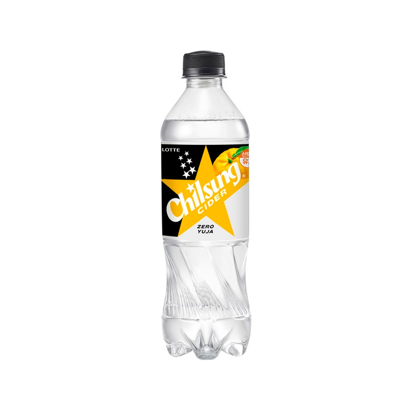 LOTTE CHILSUNG Chilsung Cider Zero Yuja 500ml x 6