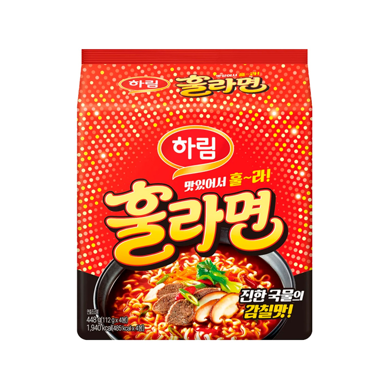 HARIM Hula Ramyun 112g x 4p x 8