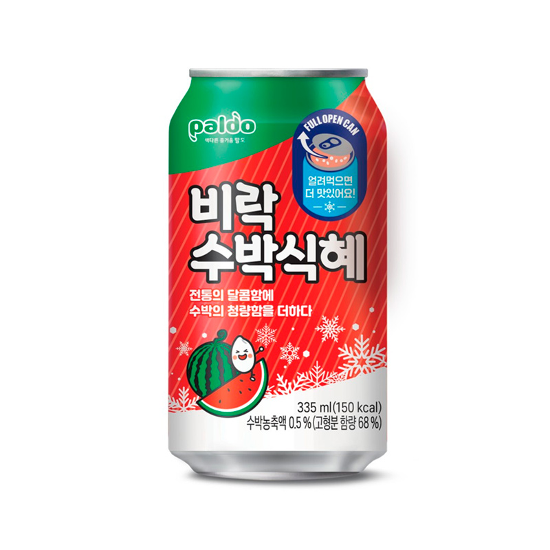 PALDO Watermelon Sweet Rice Drink 335ml x 24