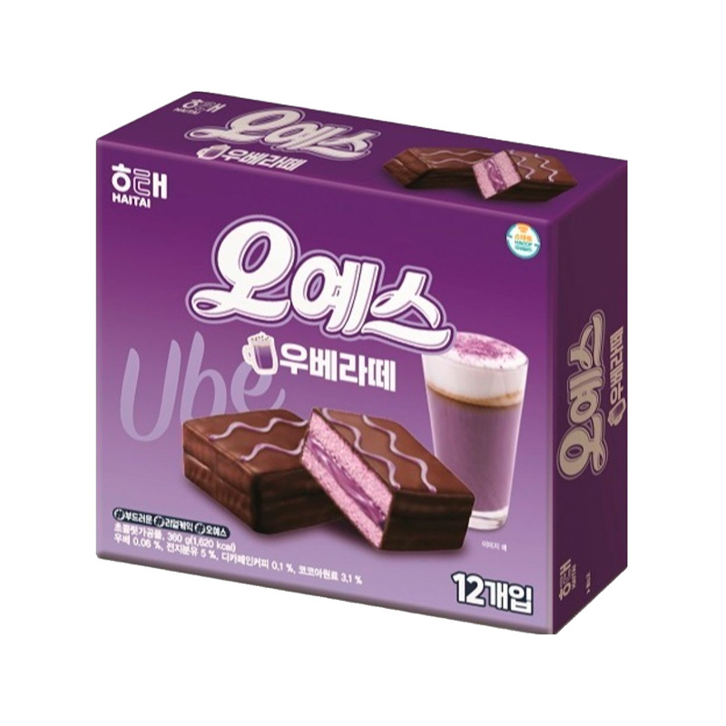 HAITAI Oyes Pie Ube Latte 360g x 10
