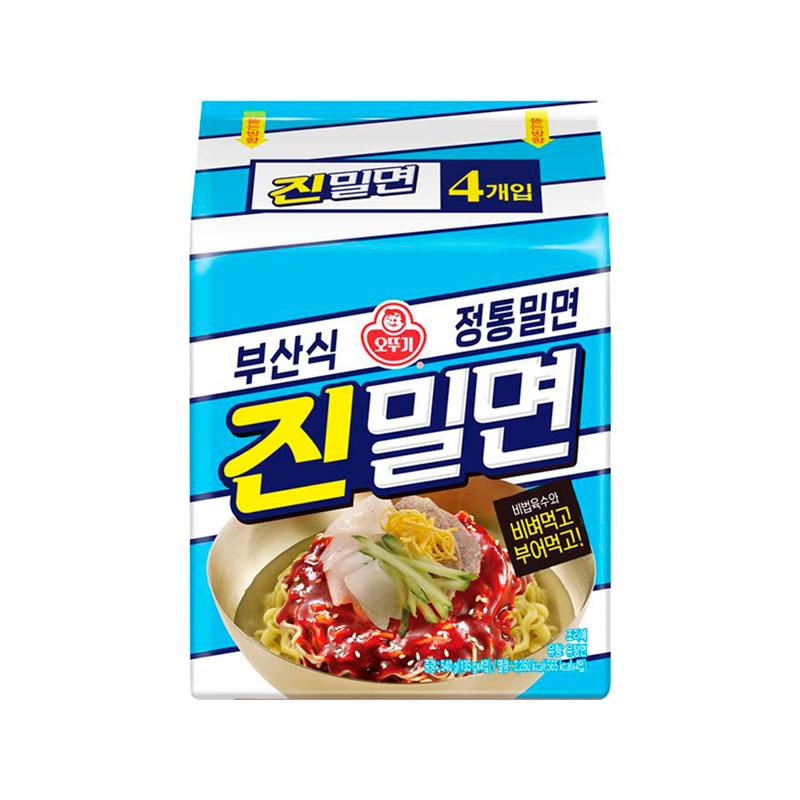 OTOKI Jin Busan-style Wheat Noodles 135g x 4p x 8